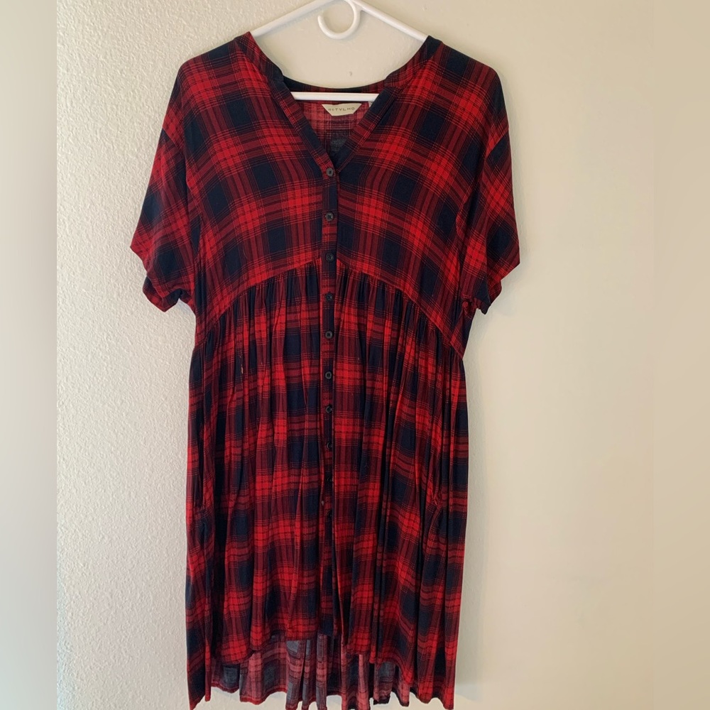 Anthropology size medium tunic dress.